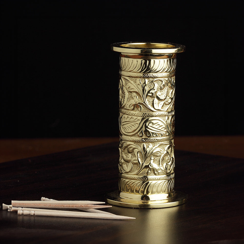 DECORATED TOOTH PICK HOLDER