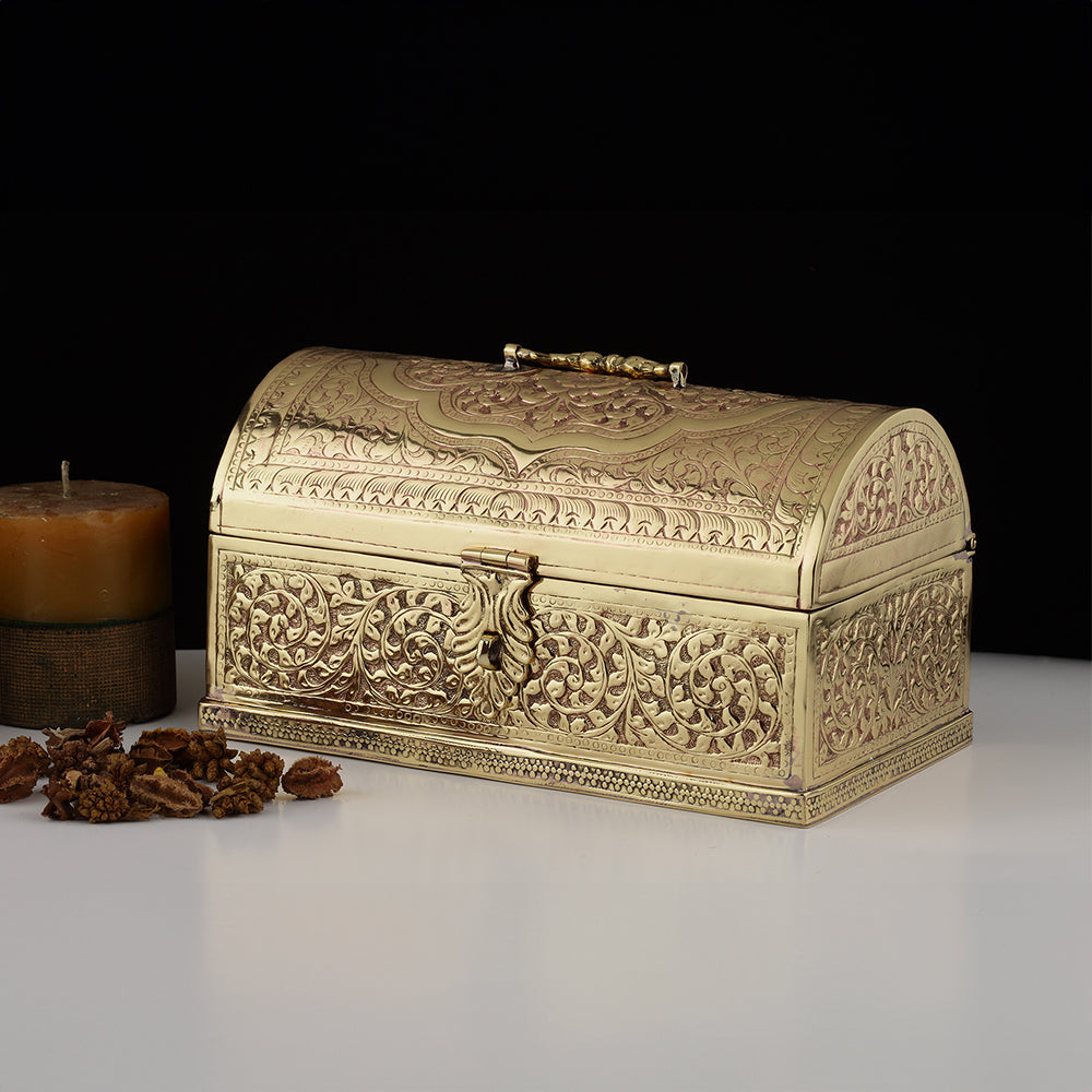 DECORATED JEWELLERY BOX