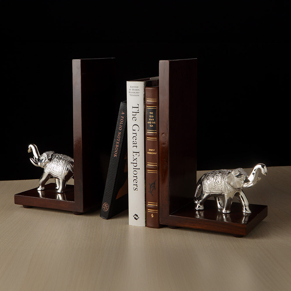 ELEPHANT BOOKENDS