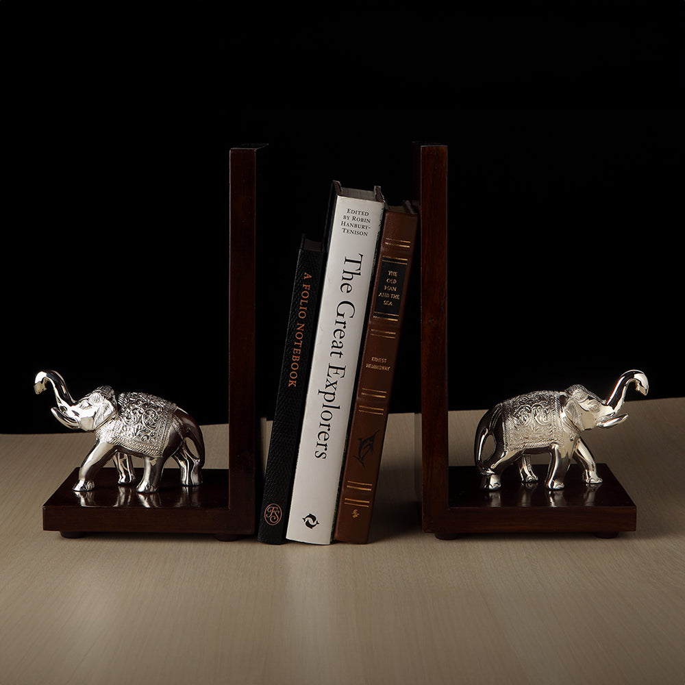 ELEPHANT BOOKENDS