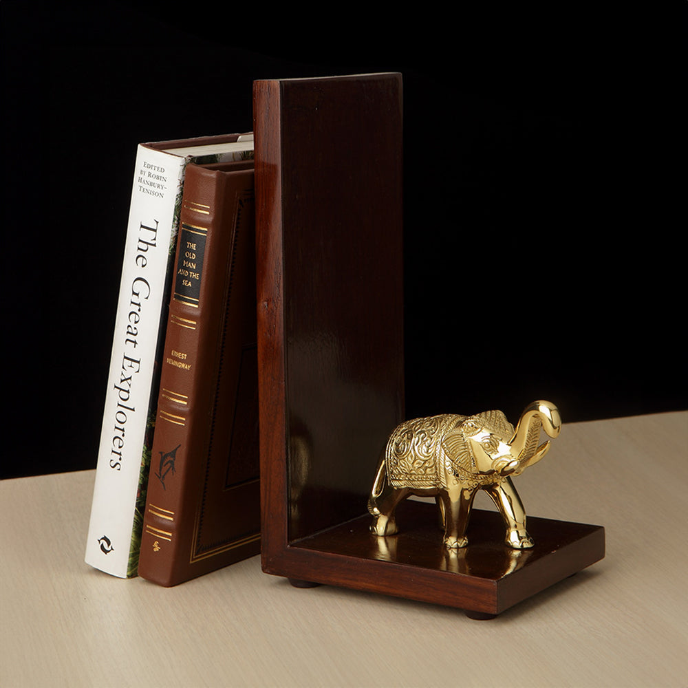 ELEPHANT BOOKENDS