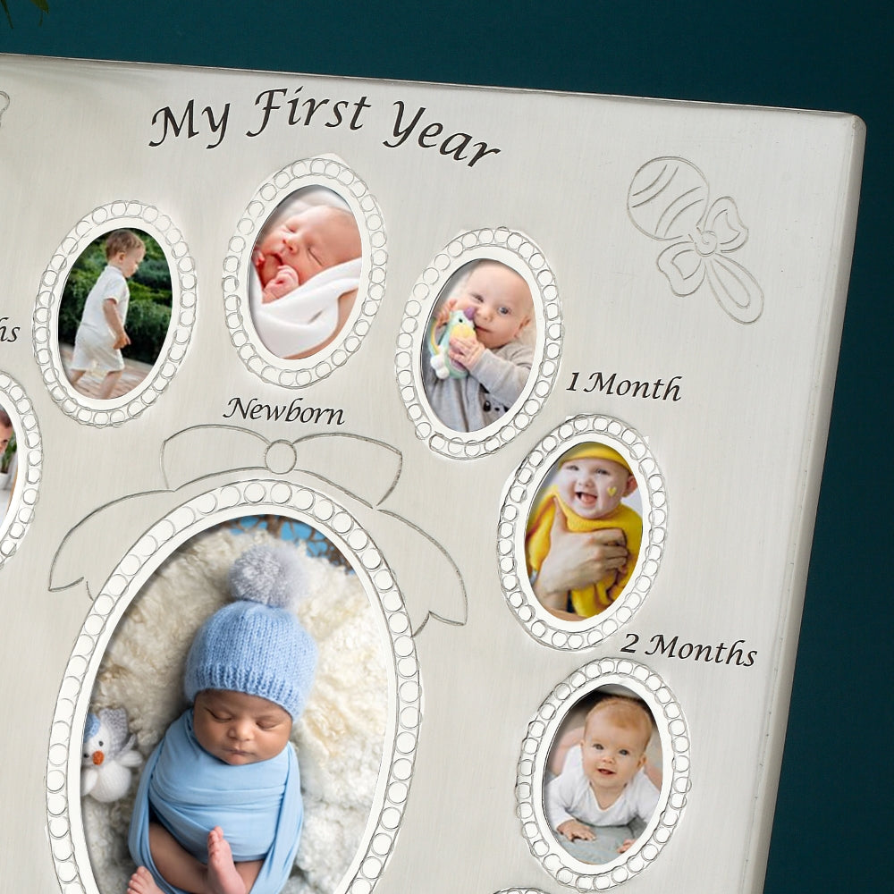 My First Year Silver-Plated Photo Frame