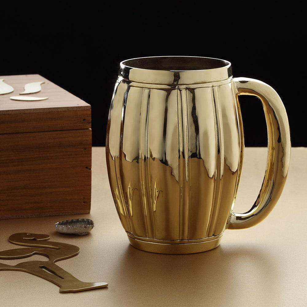 BRASS BEER MUG
