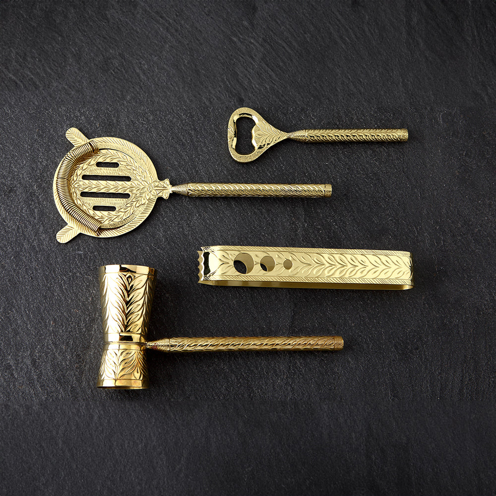 BRASS BAR SET