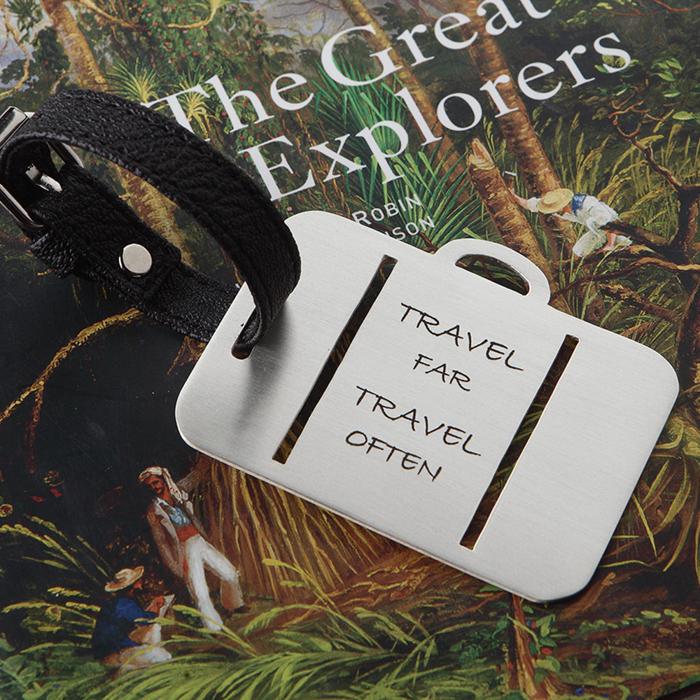 TRAVEL FAR LUGGAGE TAG