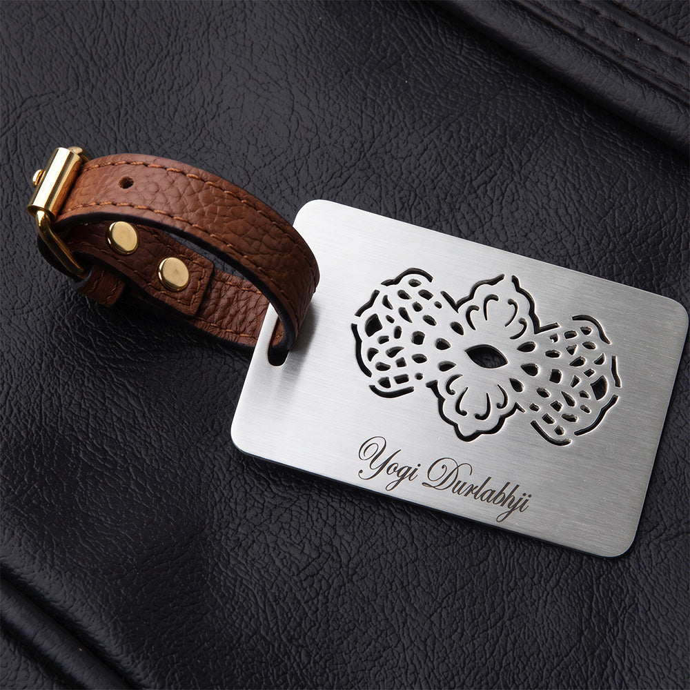 PATTERNED CUSTOMISABLE LUGGAGE TAG