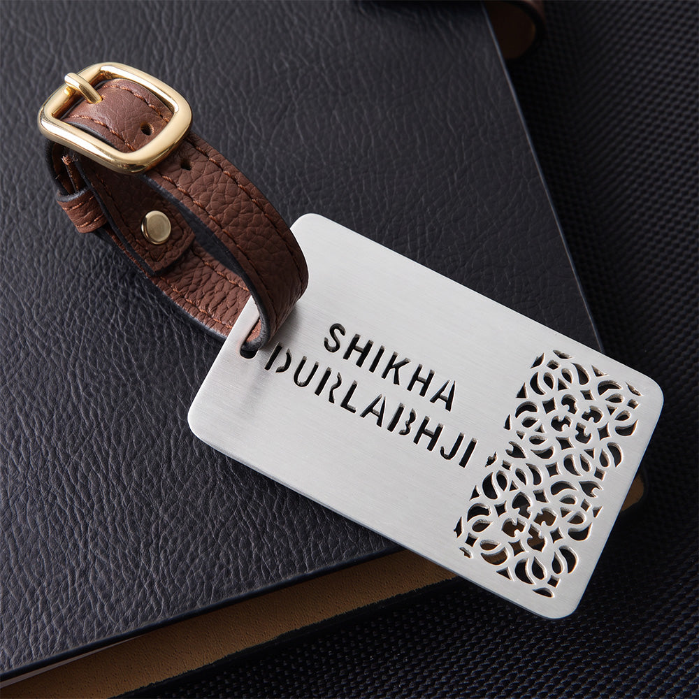 PATTERNED CUSTOMISABLE LUGGAGE TAG