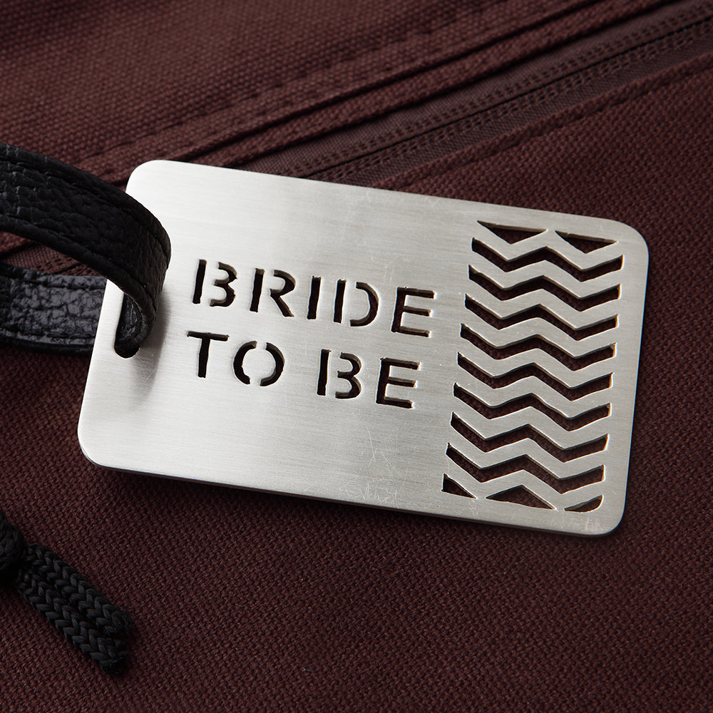 BRIDE TO BE- GEOMETRICAL LUGGAGE TAG