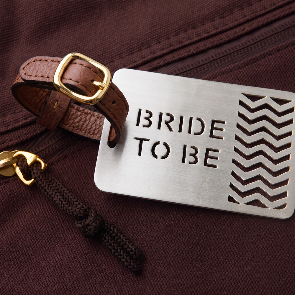 BRIDE TO BE- GEOMETRICAL LUGGAGE TAG