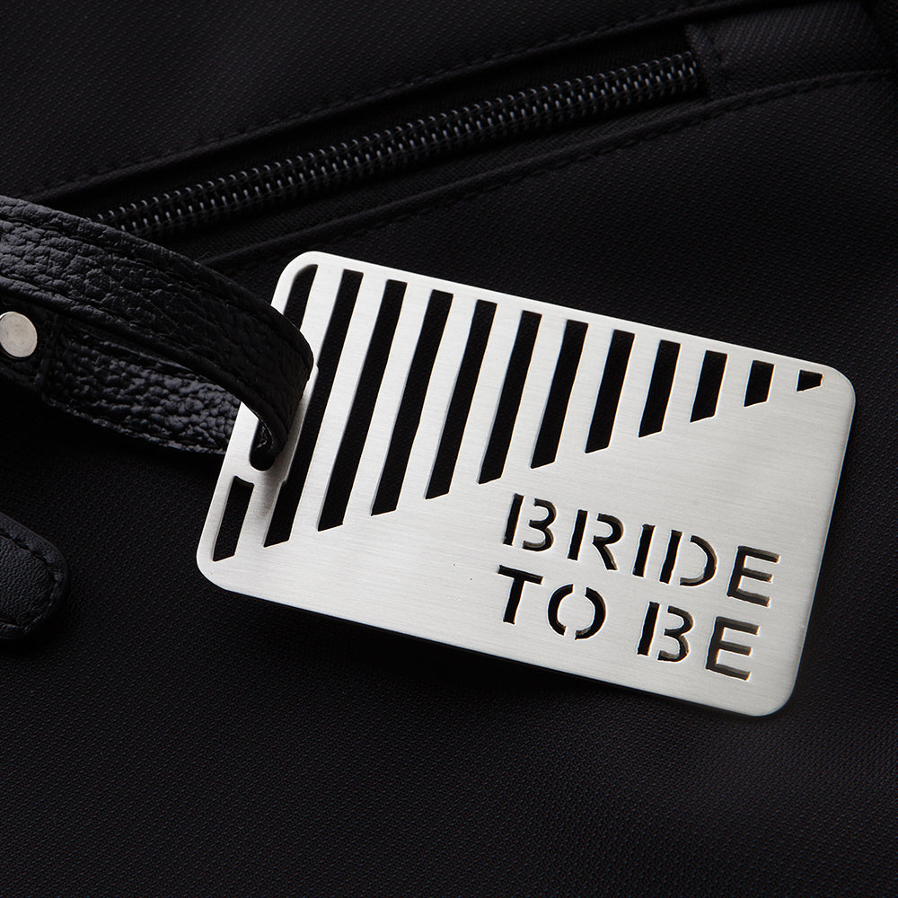 BRIDE TO BE- STRIPES LUGGAGE TAG