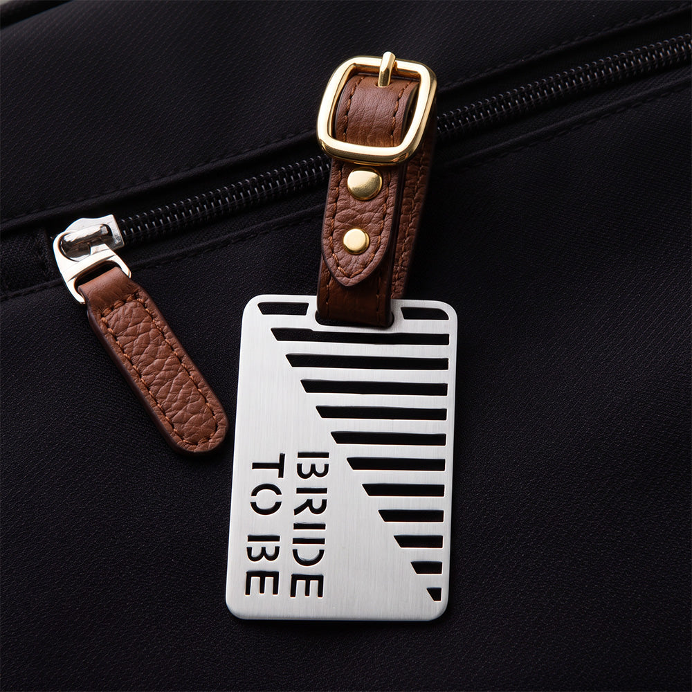 BRIDE TO BE- STRIPES LUGGAGE TAG