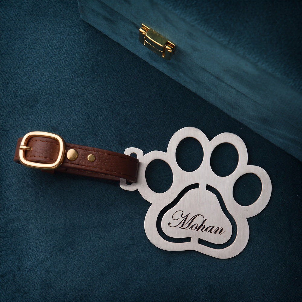 PUGMARK SHAPE LUGGAGE TAG