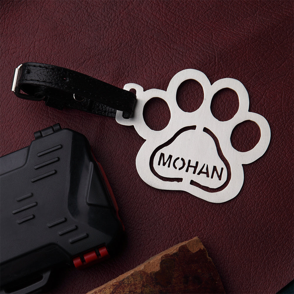 PUGMARK SHAPE LUGGAGE TAG