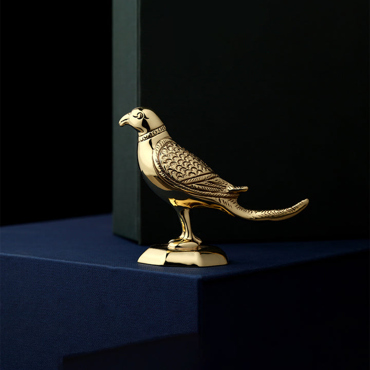 BRASS PARROT PAPER WEIGHT