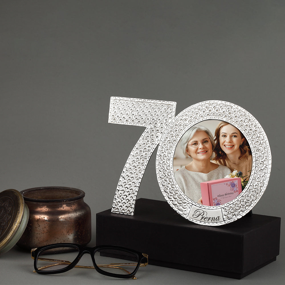 70th Birthday Photo Frame