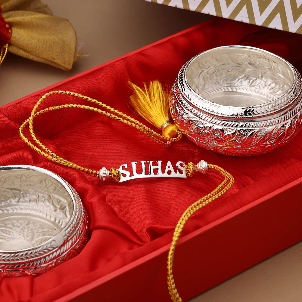 CODE SILVER RAKHI HAMPER