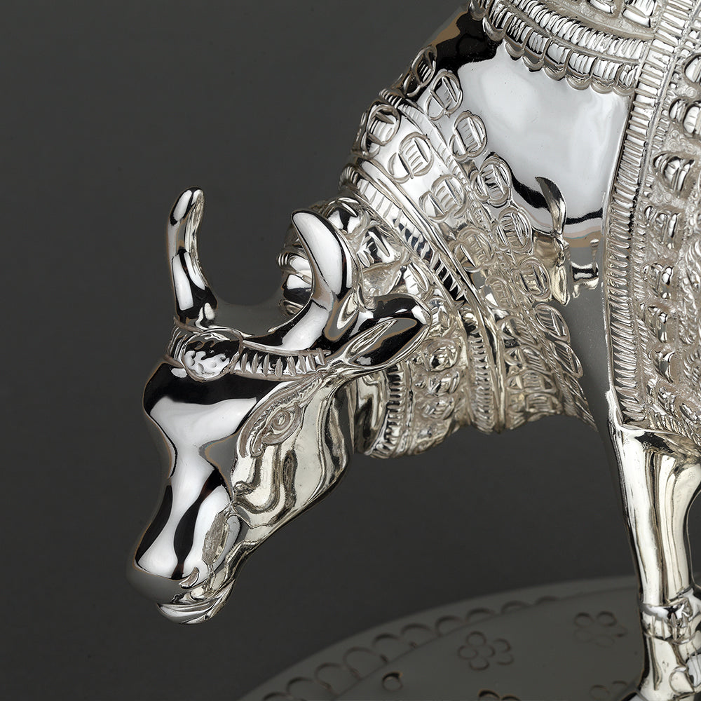 SILVER PLATED KAMDHENU