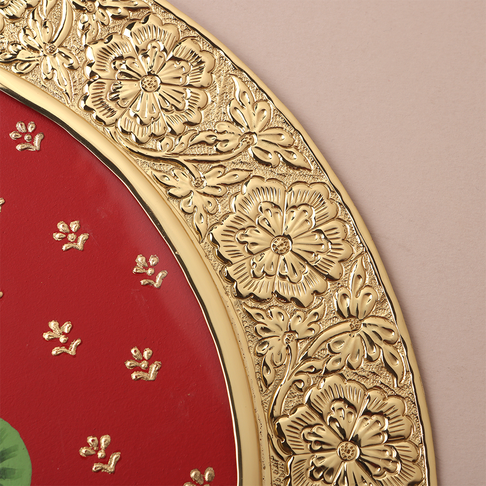 Ganesha with Brass Photo Frame