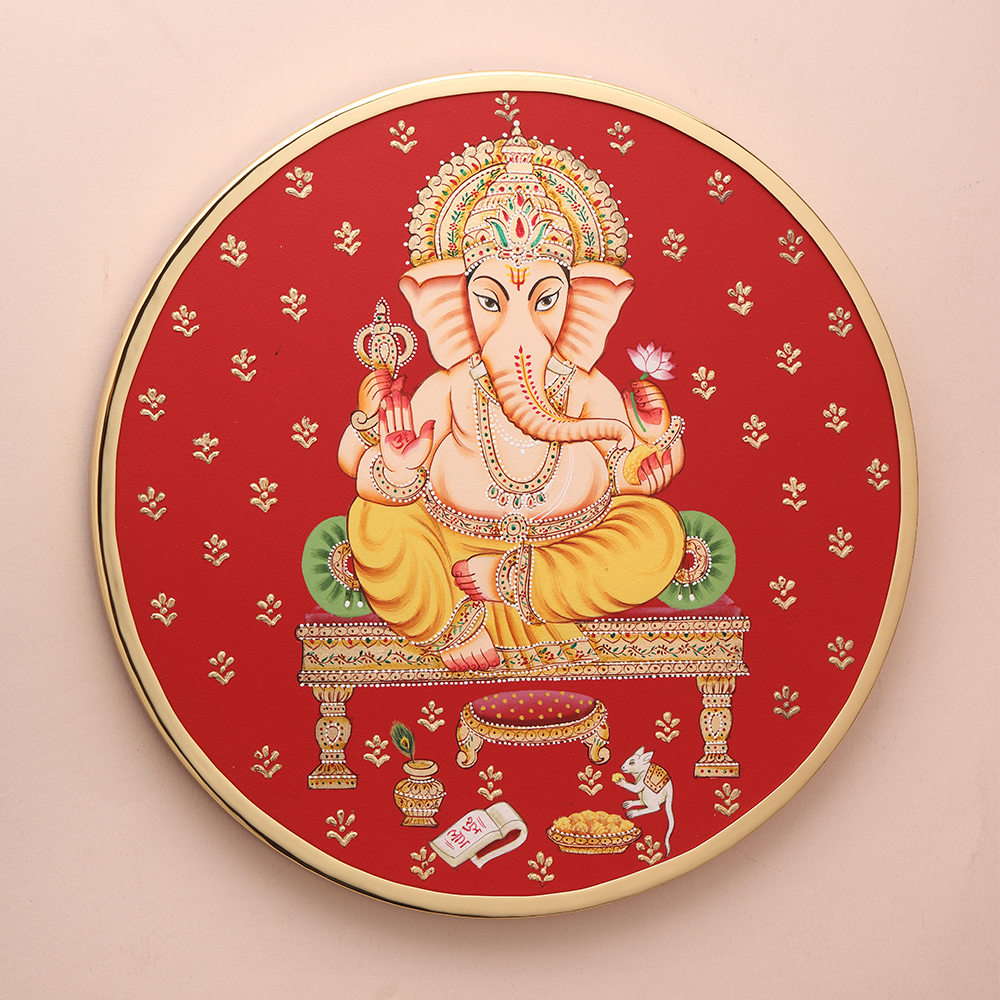 Ganesha Brass Photo Frame