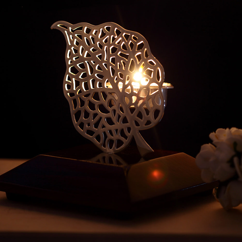 LEAF TEA LIGHT HOLDER