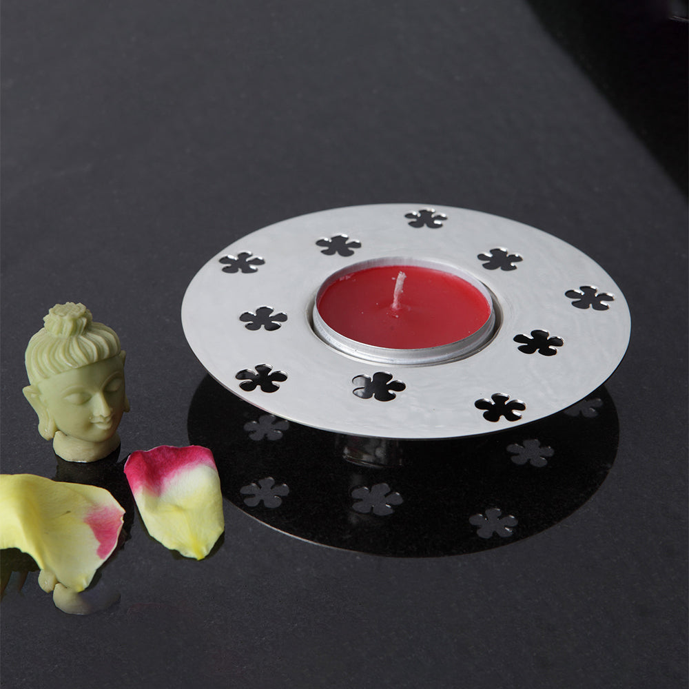 FLOWER TEA LIGHT HOLDER