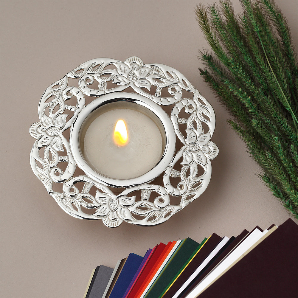 RANGOLI TEA LIGHT HOLDER