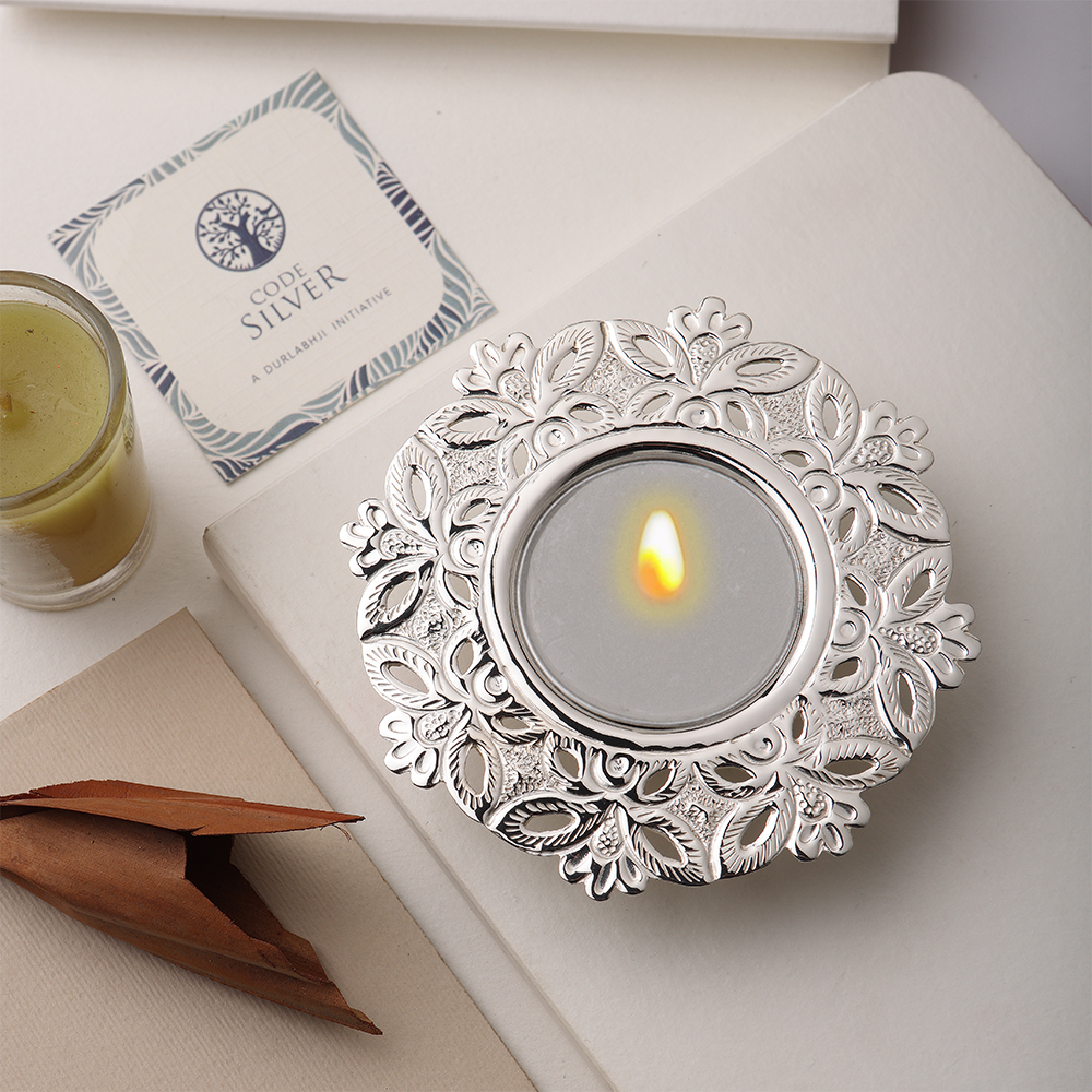 RANGOLI TEA LIGHT HOLDER