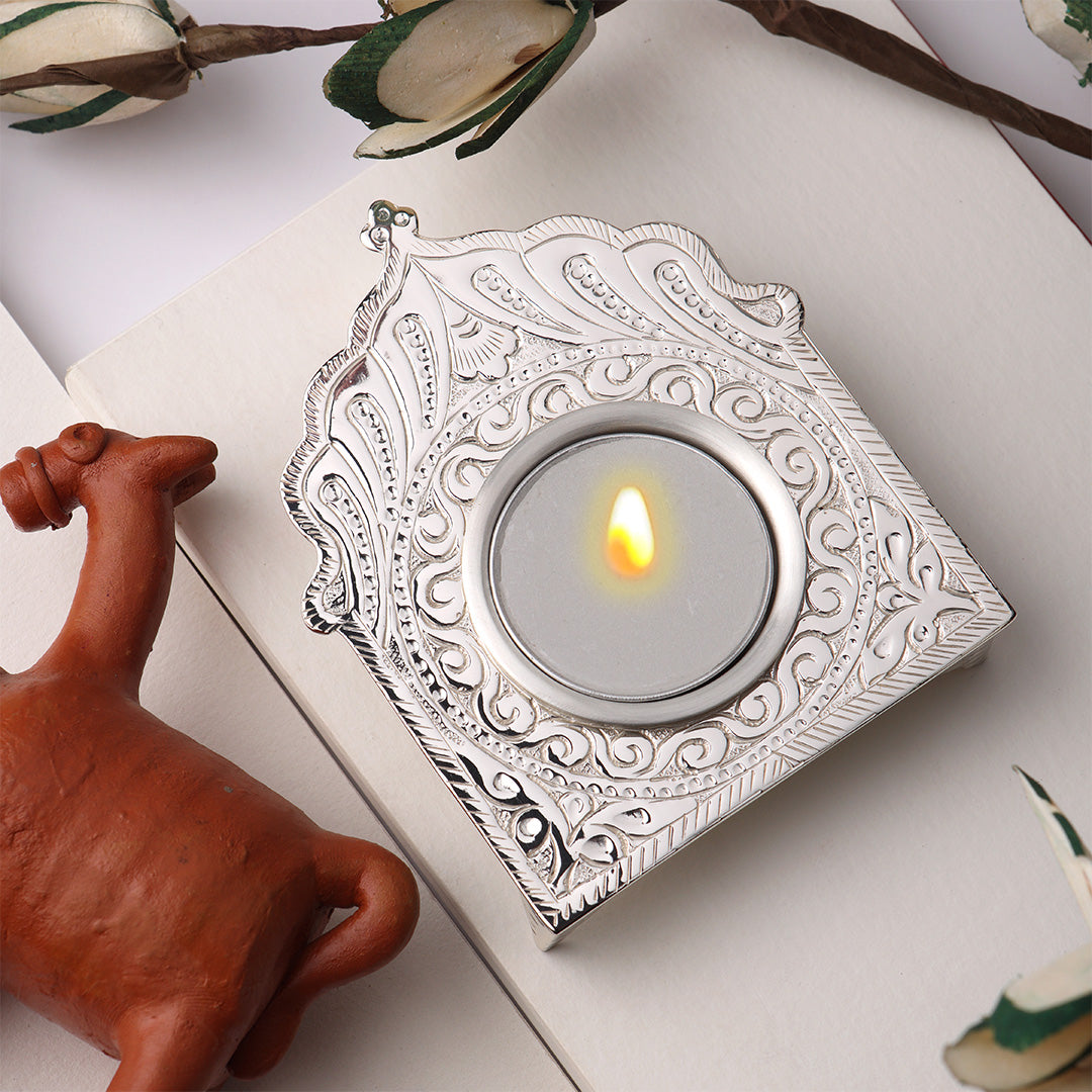 Jharokha Tea Light Holder