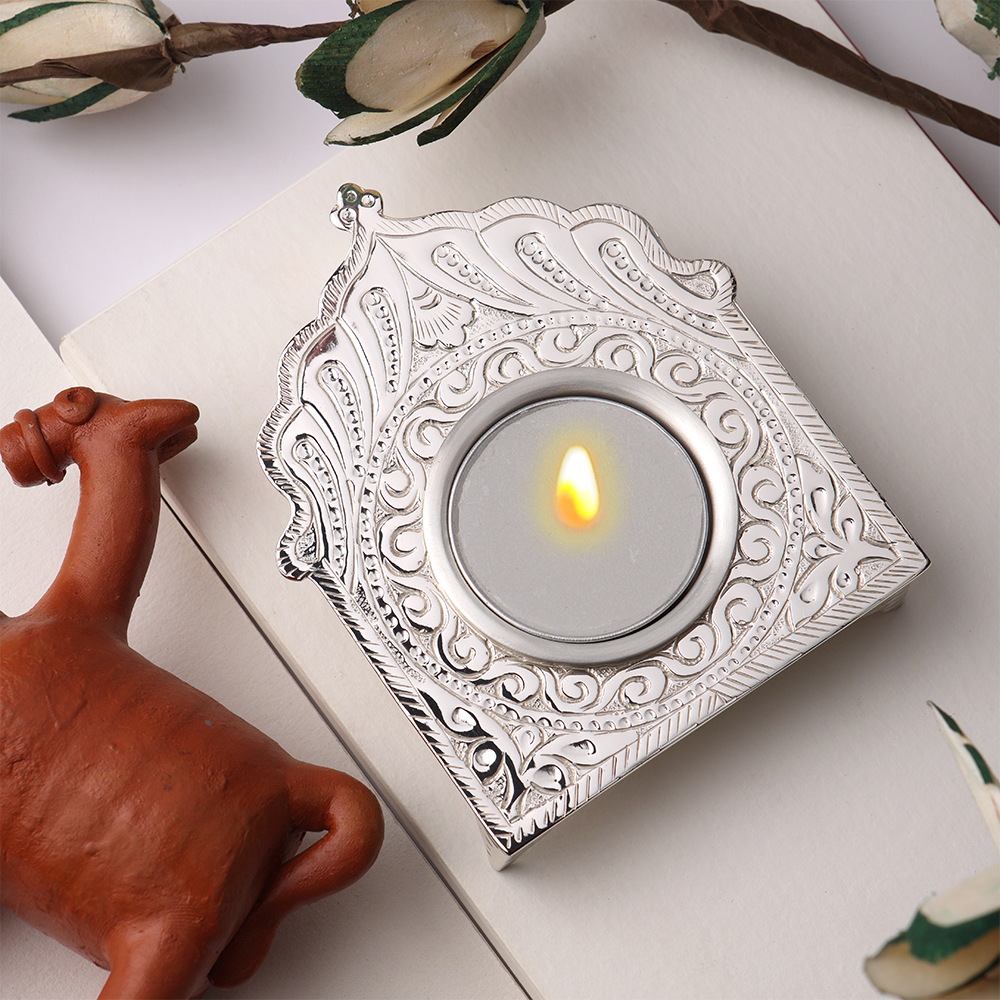 Jharokha Tea Light Holder