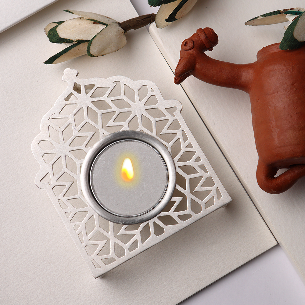 Jharokha Tea Light Holder