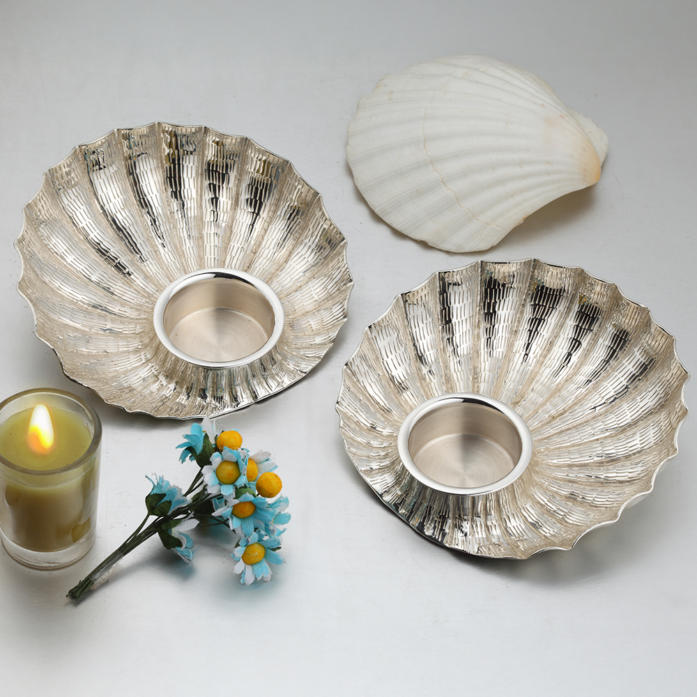 Shell Shaped Tea Light Holders