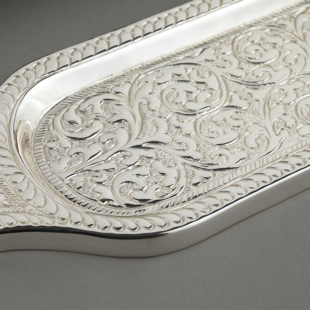 Engraved Handle Platter