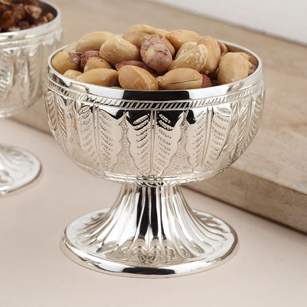 Flower Patterned Snacks Bowls