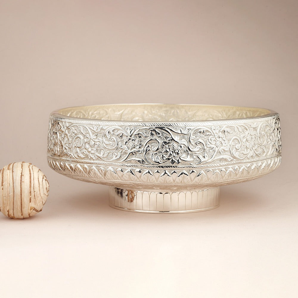 Silver-Plated Luxury Fruit Bowls