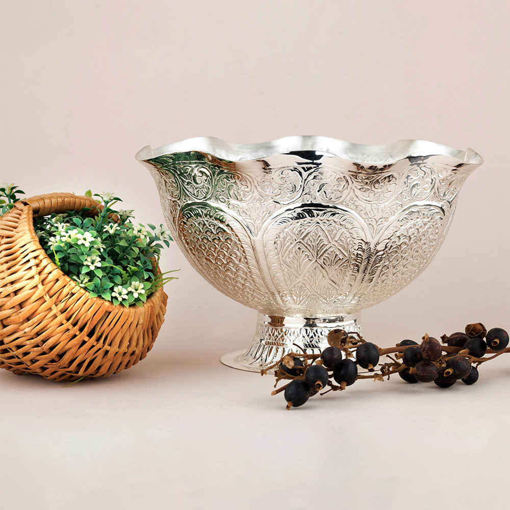 Floral Pattern Fruit Bowl