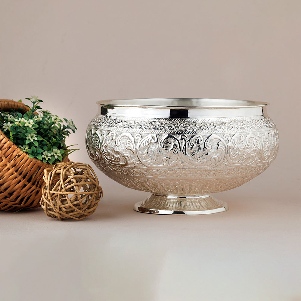 Floral Pattern Fruit Bowl