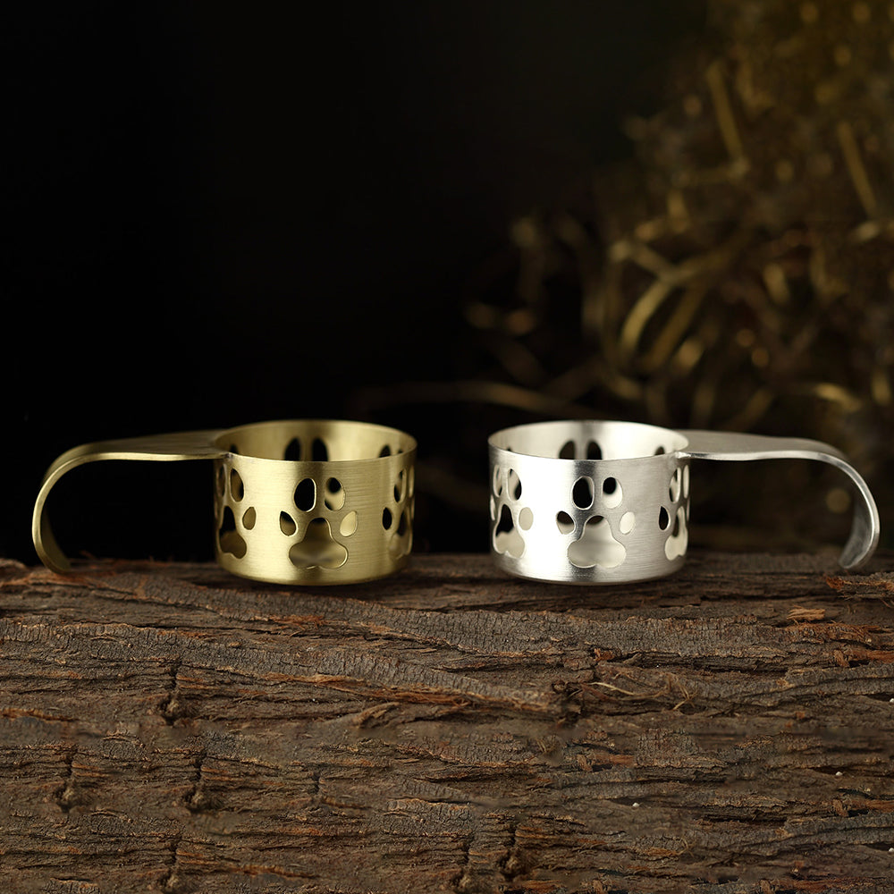 PUG MARKS - TEA LIGHT HOLDERS PAIR