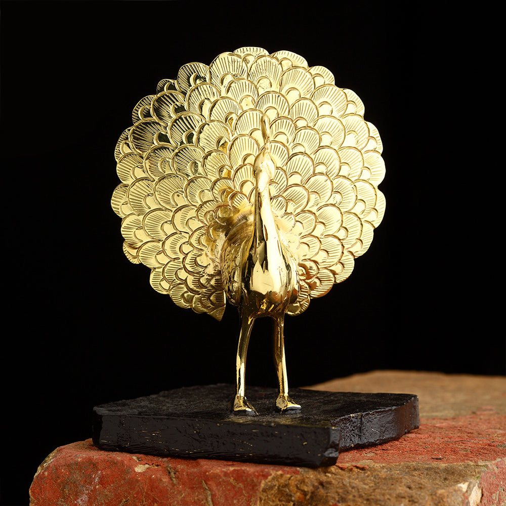 PEACOCK FIGURINE