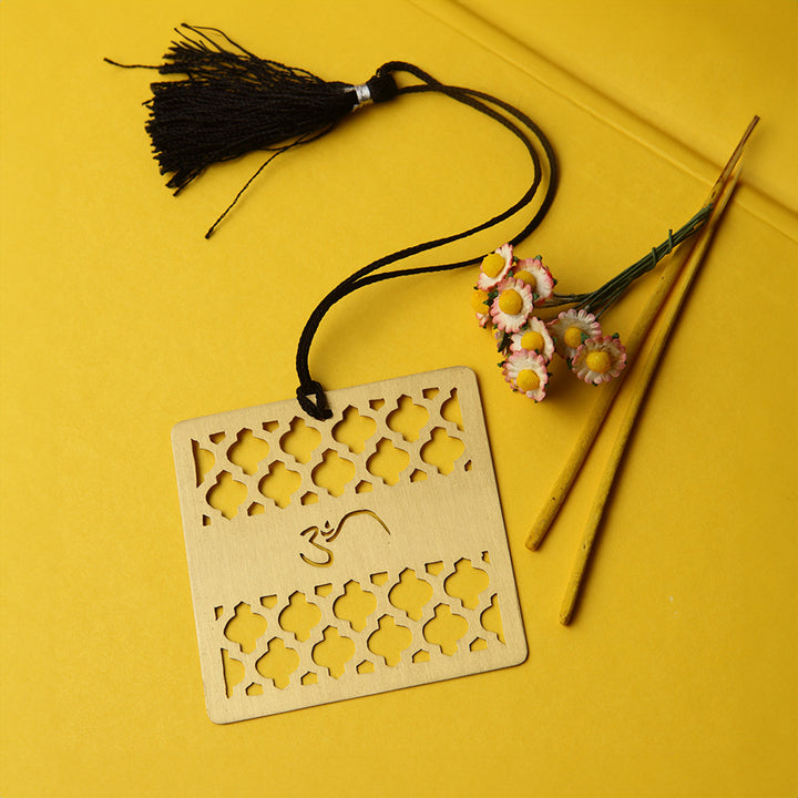 DECORATED OM BOOKMARK