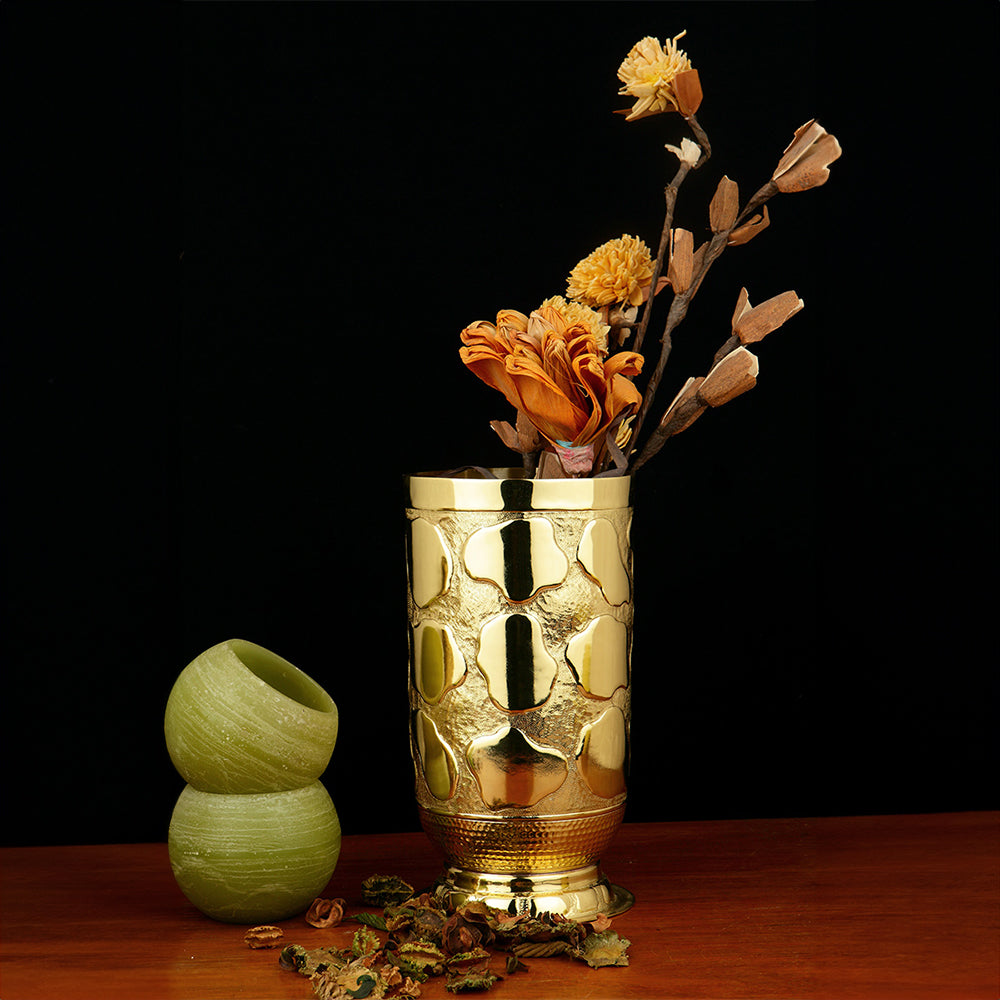 Vase Code Completely handcrafted, made in brass and lacquered! – Code Silver