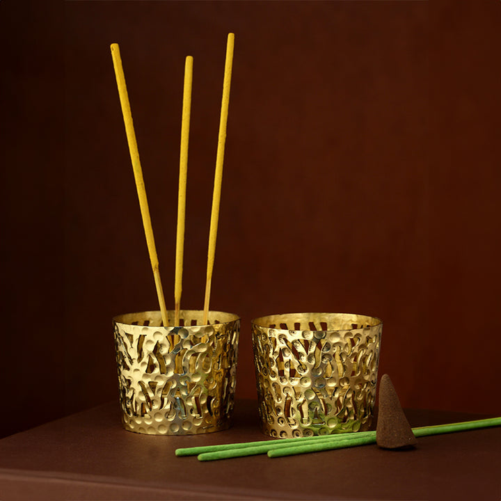 DECORATED INCENSE STICK HOLDER