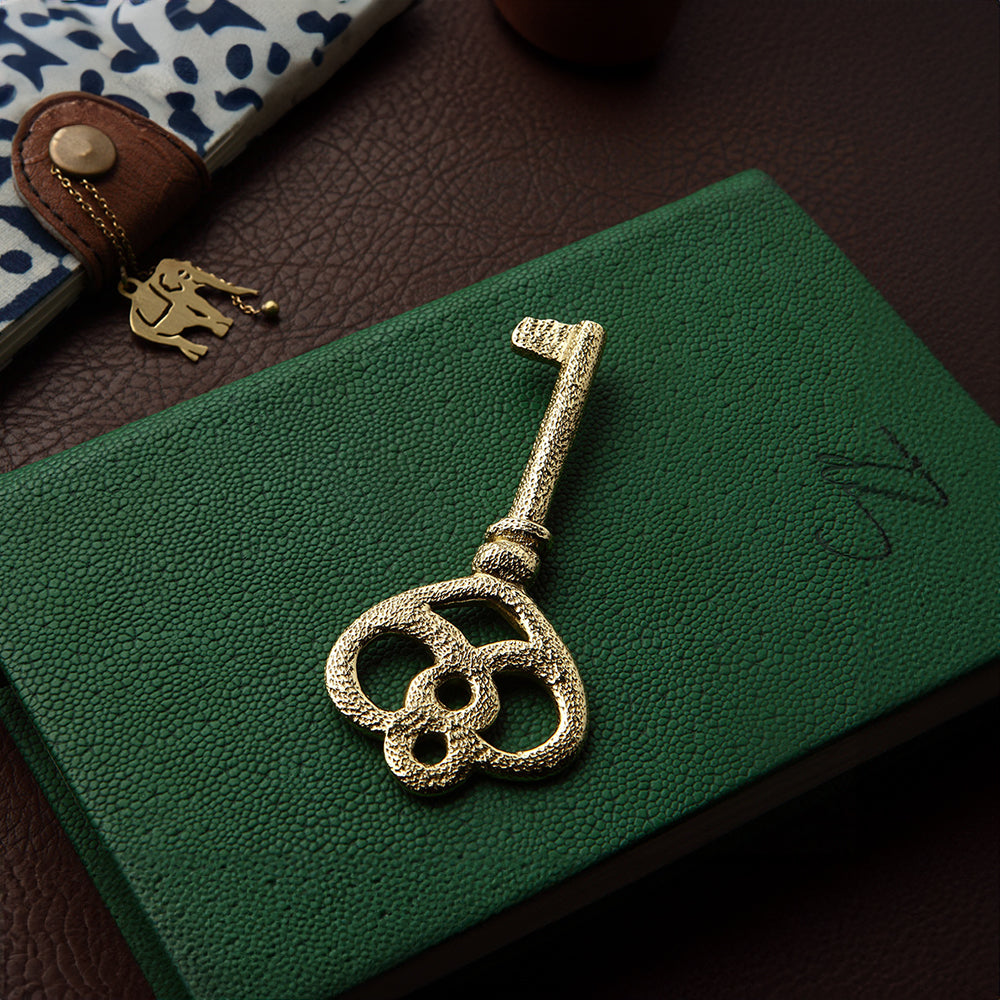 Metal Pattern Code Key Completely handcrafted, made in brass and lacquered! – Code Silver