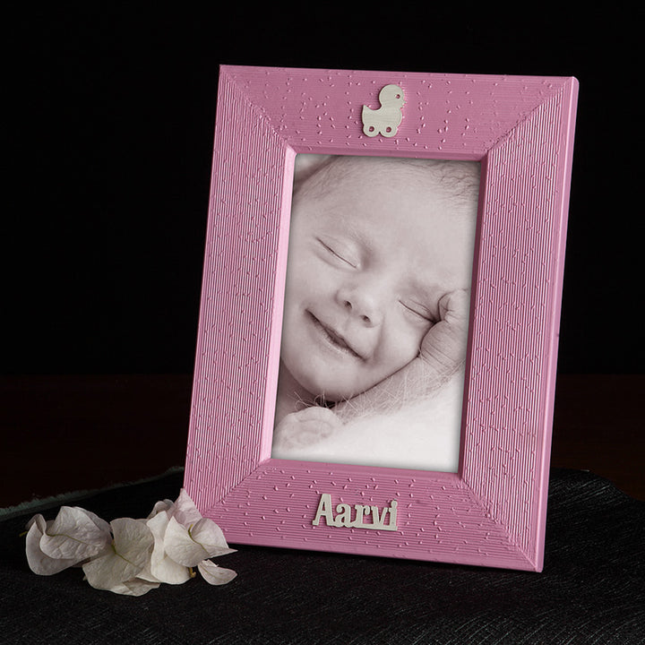 CUSTOMIZED NAME PINK PHOTO FRAME