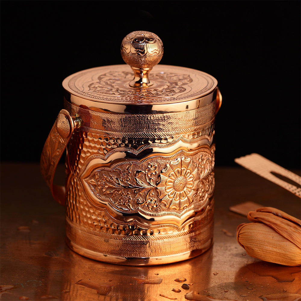TEXTURED ICE BUCKET