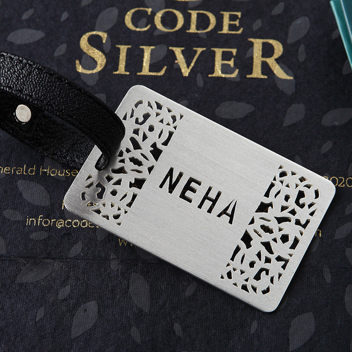 BORDER CUSTOMISABLE LUGGAGE TAG