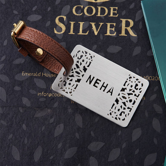 BORDER CUSTOMISABLE LUGGAGE TAG