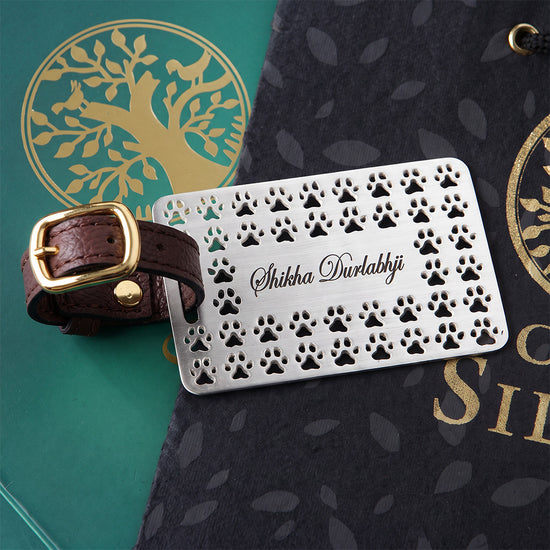 PUGMARKS CUSTOMISABLE LUGGAGE TAG