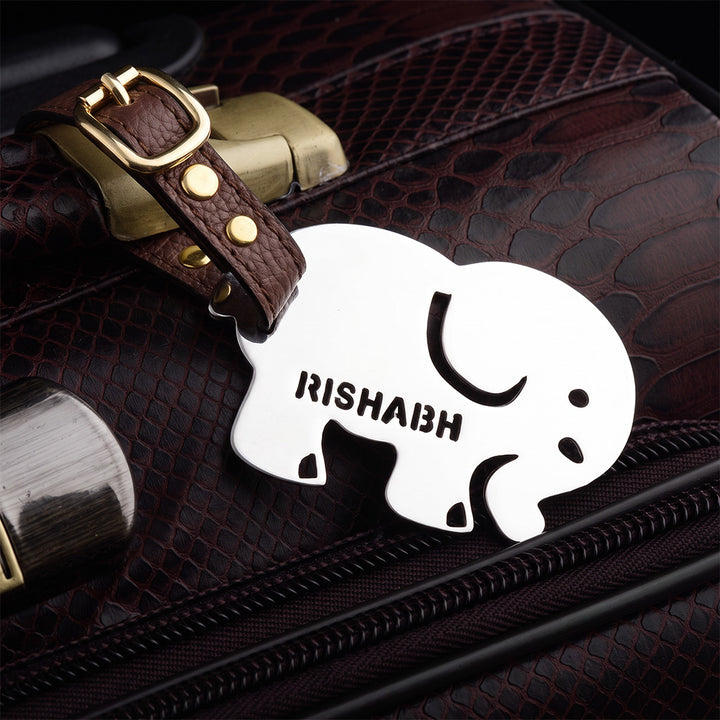 ELEPHANT CUSTOMISABLE LUGGAGE TAG