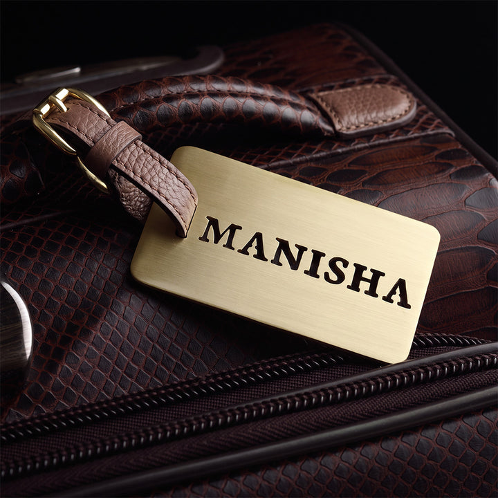 PLAIN CUSTOMISABLE LUGGAGE TAG