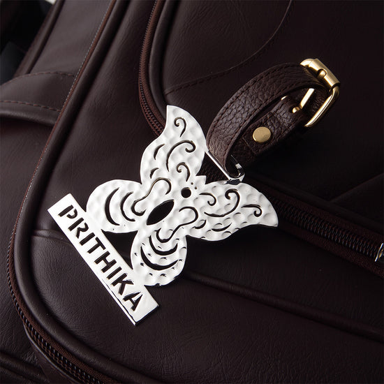 BUTTERFLY CUSTOMISABLE LUGGAGE TAG